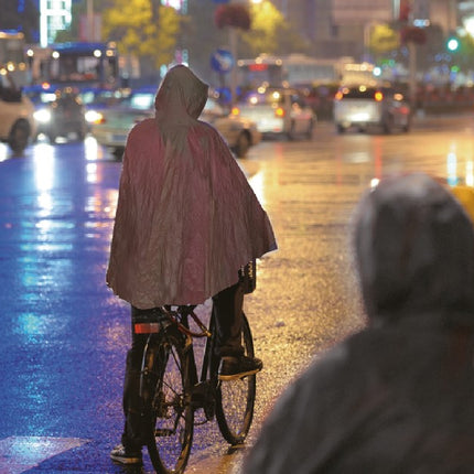 Poncho duurzaam bruin – Materiaal PVC, Lichtgewicht