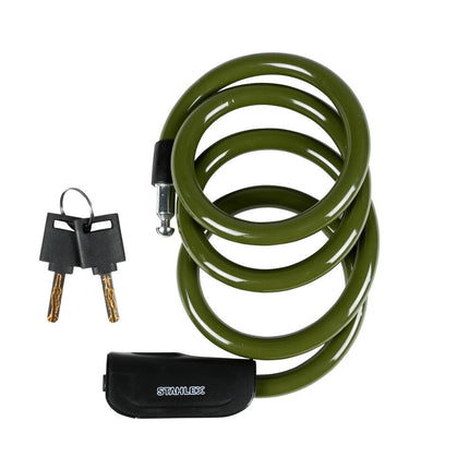Kabelslot 380: 12x1200mm, 2 sleutels, ideaal voor fiets/scooter.