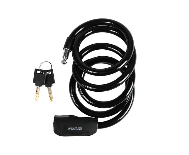 Kabelslot 380 12x1500 mm: Sterke staalkabel voor fietsbeveiliging.