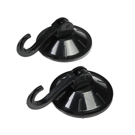 Kunststof Zuignap 55mm Zwart, 2kg, Voor Keuken & Badkamer