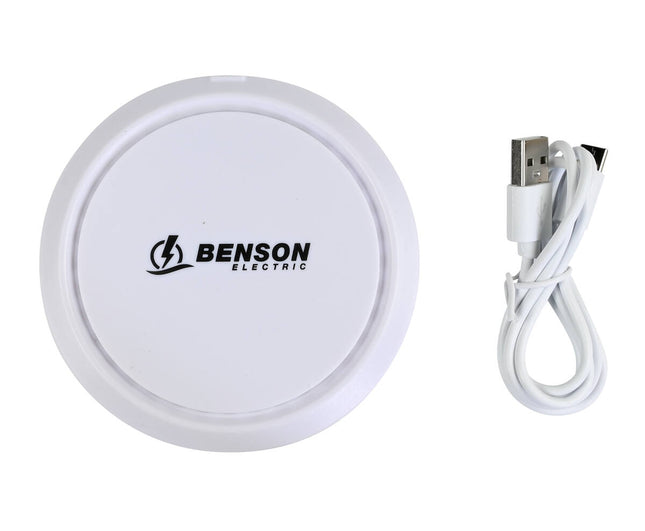 Draadloze Qi-lader Ø10,5 cm, 5W-10W, incl. USB-kabel 75 cm