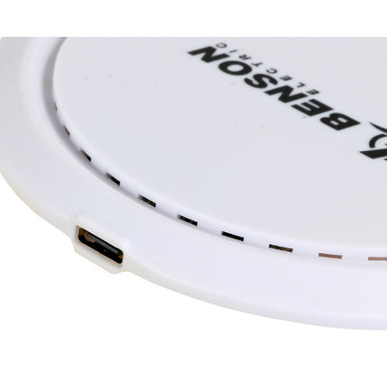 Draadloze Qi-lader Ø10,5 cm, 5W-10W, incl. USB-kabel 75 cm