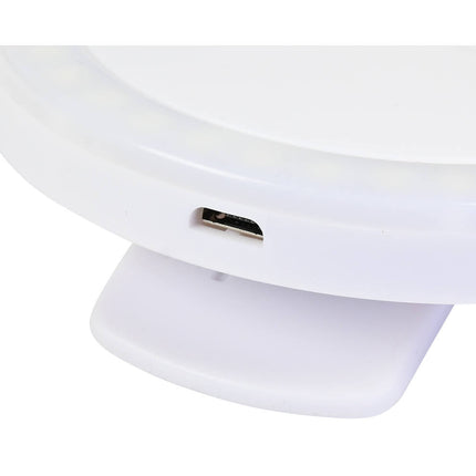 LED Selfie Ringlicht Clip, 36 LED's, 3 Lichtstanden, Voor Smartphones