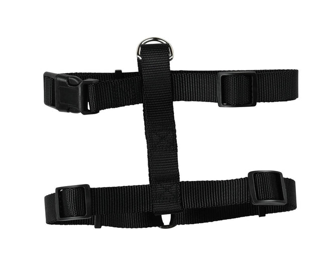 Verstelbaar Hondenharnas M Zwart, Nylon, 35-55 cm Buikomvang
