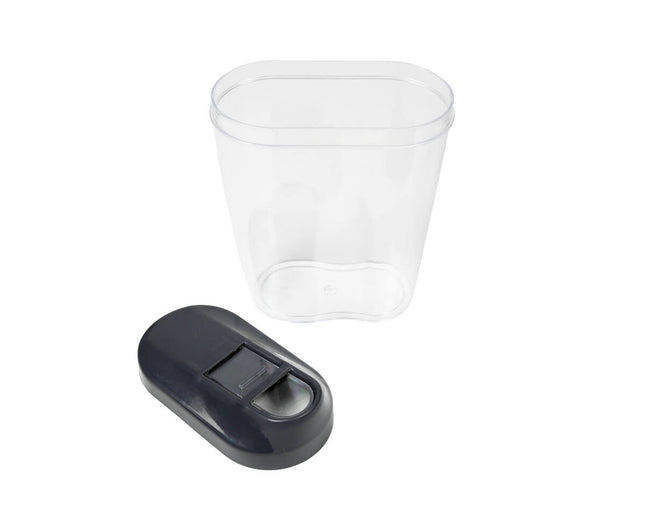 4-delige Voorraadpotten Set: BPA-vrij, 1.25L tot 0.50L, luchtdicht.
