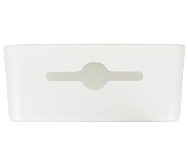 Witte Kabelbox 31x13.5x13 cm voor Geordend Kabelbeheer op Bureau