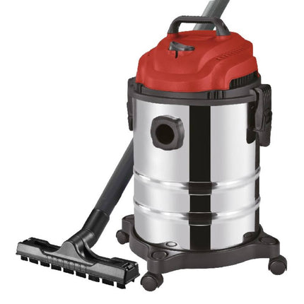 Stofzuiger 1200W, 15L, nat/droog, incl. 8 dlg set, blaasfunctie.