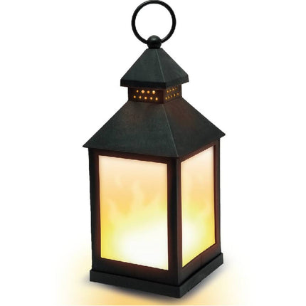 LED Lantaarn Flame Effect, 10,5x10,5x24cm, 12 SMD LEDs, Indoor Decoratie