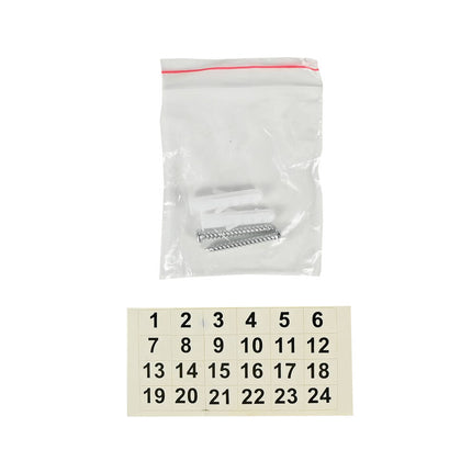 Sleutelkast met Codeslot, 20 Haken, Staal, Incl. Labels, 160x75x200 mm