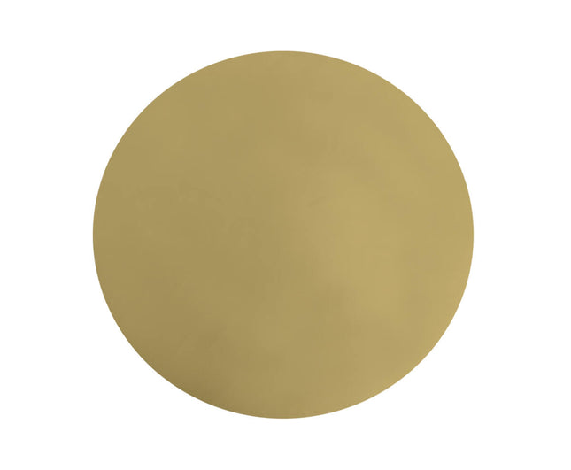 Gouden RVS Onderzetters 8,5 cm, Set van 6 met Houder voor Tafels