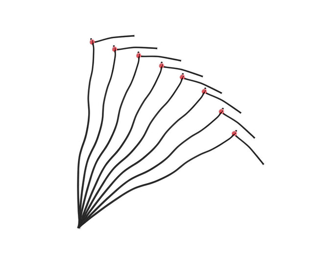 Elastiek 5mm x 60cm Set 8st - Snelsluiting voor Fietsbagage