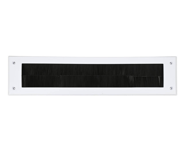 Witte Brievenbus Tochtafsluiter 340x79x7mm, Blokkeert Tocht Eenvoudig