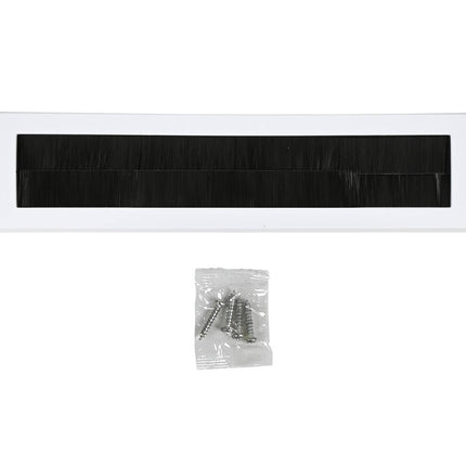 Witte Brievenbus Tochtafsluiter 340x79x7mm, Blokkeert Tocht Eenvoudig