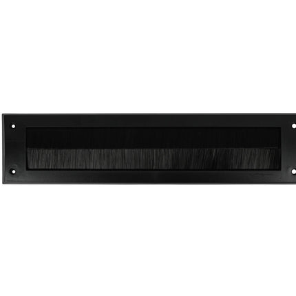 Brievenbus Tochtafsluiter Zwart 340x79mm, Houdt Koude Lucht Buiten