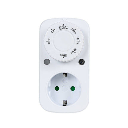 Tijdschakelaar Sensor, 230V, 16A, Dag/Nacht, 2-8u Timer, Veilig Beheer