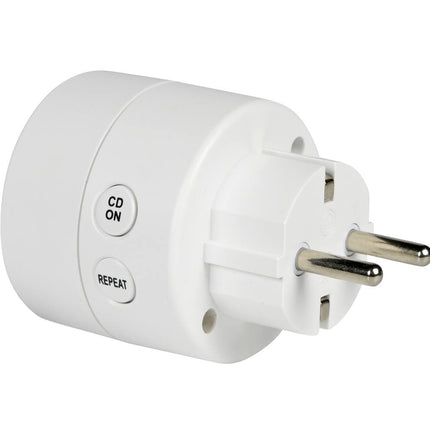 Tijdschakelaar Rond: 15-540 min, 230VAC, max 2800W, apparaatbeheer