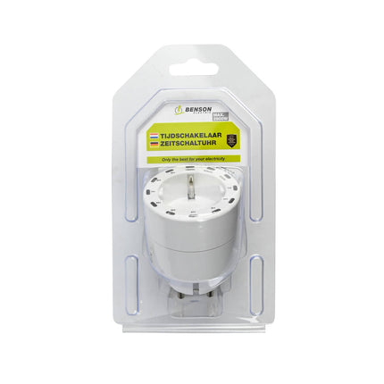 Tijdschakelaar Rond: 15-540 min, 230VAC, max 2800W, apparaatbeheer
