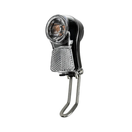 Fietskoplamp Sport LED, 1 Witte LED, 3 Standen, Voorvorkmontage