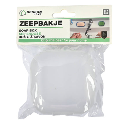 Zeepbakje Klein 7x7x3cm - Ideaal voor Wastafel en Reizen