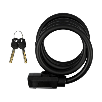 Staalkabelslot 12x1200mm met 2 sleutels voor fietsbeveiliging
