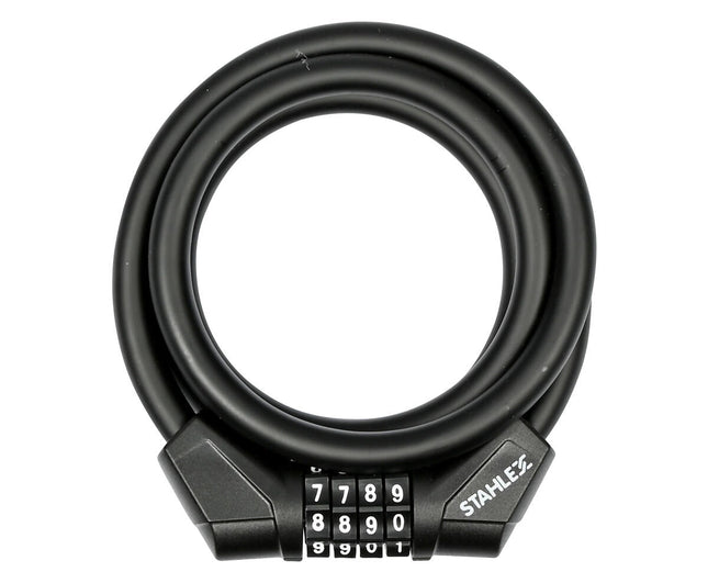 Kabel Cijferslot 561, 10x1200mm: Flexibele fiets- en bagagebeveiliging.