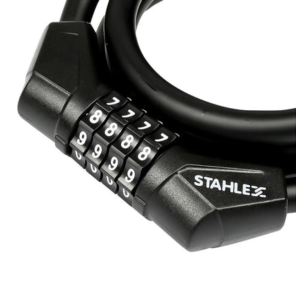 Kabel Cijferslot 561, 10x1200mm: Flexibele fiets- en bagagebeveiliging.