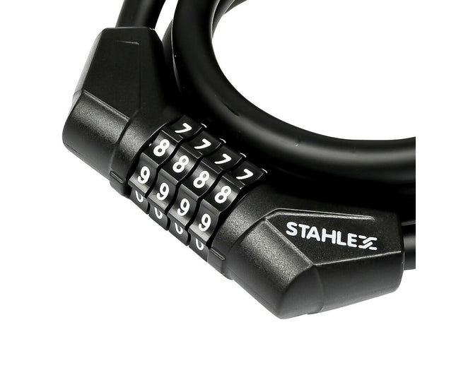 Kabel Cijferslot 561, 10x1200mm: Flexibele fiets- en bagagebeveiliging.