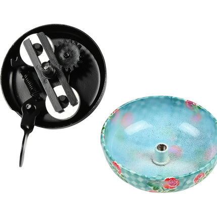 Fietsbel 54 mm Chroom: Krachtige klank, eenvoudig te monteren.