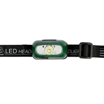 Oplaadbare Hoofdlamp 3W met Bewegingssensor voor Kamperen