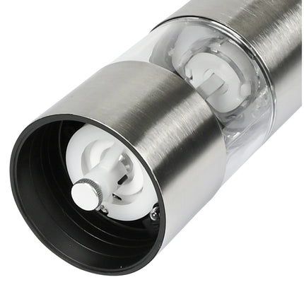Peper- of zoutmolen elektrisch – Hoogte 23 cm, Batterij 4 x AA, 23 cm