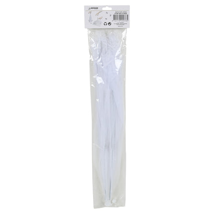 Foodcover opvouwbaar 43 x 43 cm – Kleur wit met wit kant