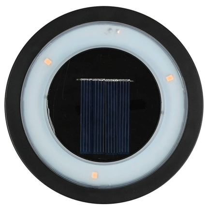 Tuinlamp Set 2x Solar Ronde LED 40cm Warm Licht Terras Verlichting
