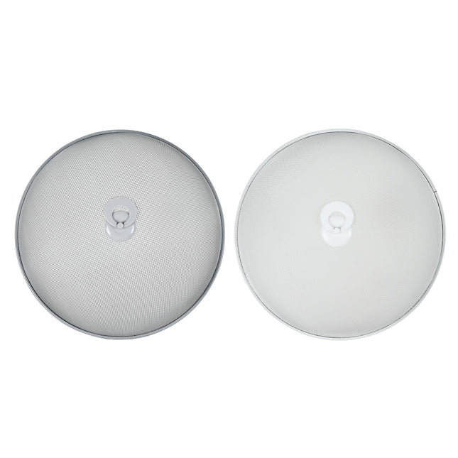 Foodcover ø 30 cm mix – Materiaal metaal, Doorsnede 30 cm, Vorm rond, Kleur wit - grijs