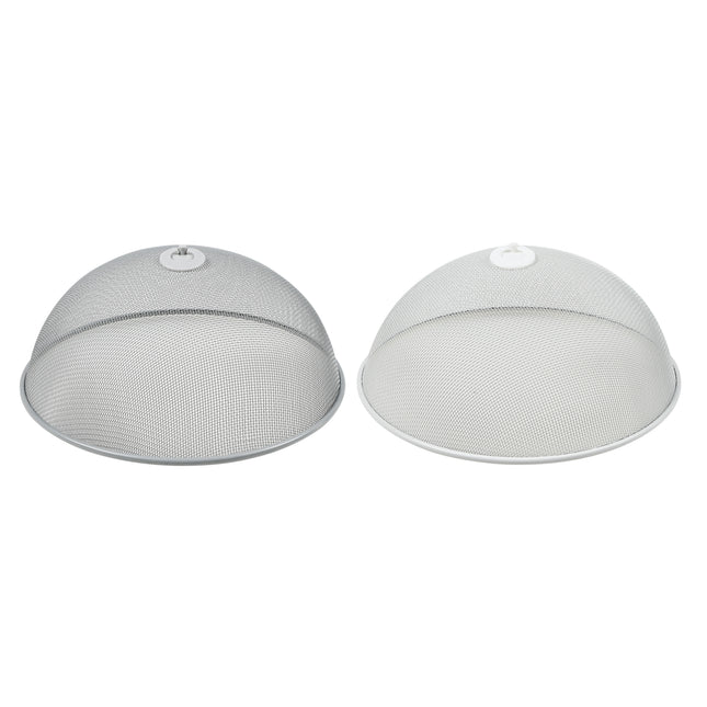 Foodcover ø 30 cm mix – Materiaal metaal, Doorsnede 30 cm, Vorm rond, Kleur wit - grijs