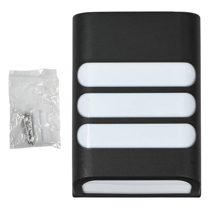 Solar Wandlamp 200mAh, 6-8u Licht, 11.3x4x15.8cm, Tuin/Terras