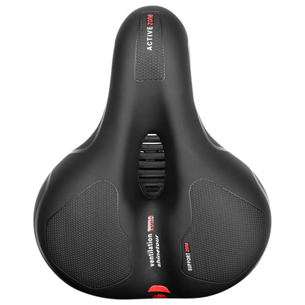 Fietszadel comfort breed ventilatie – Universele montage past op de meeste zadelrails