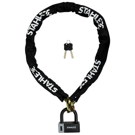 Ketting Hangslot 595: 10 mm Dikte, 1400 mm Lengte, Fiets- en Motorbeveiliging