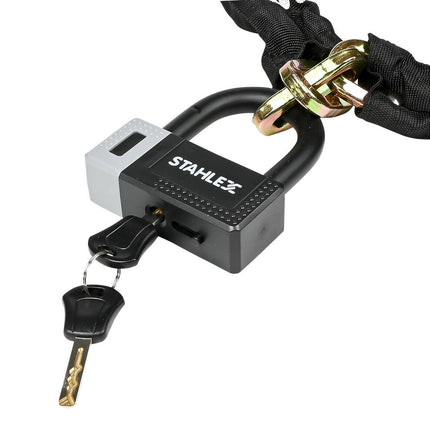 Ketting Hangslot 595: 10 mm Dikte, 1400 mm Lengte, Fiets- en Motorbeveiliging