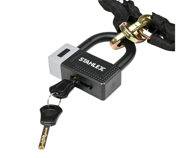 Ketting Hangslot 595: 10 mm Dikte, 1400 mm Lengte, Fiets- en Motorbeveiliging