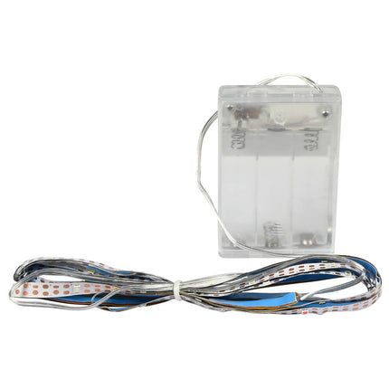 Flexibele 2m LED Strip, 4 Kleuren, Batterijvoeding, Sfeerverlichting