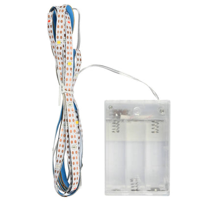 Flexibele 2m LED Strip, 4 Kleuren, Batterijvoeding, Sfeerverlichting