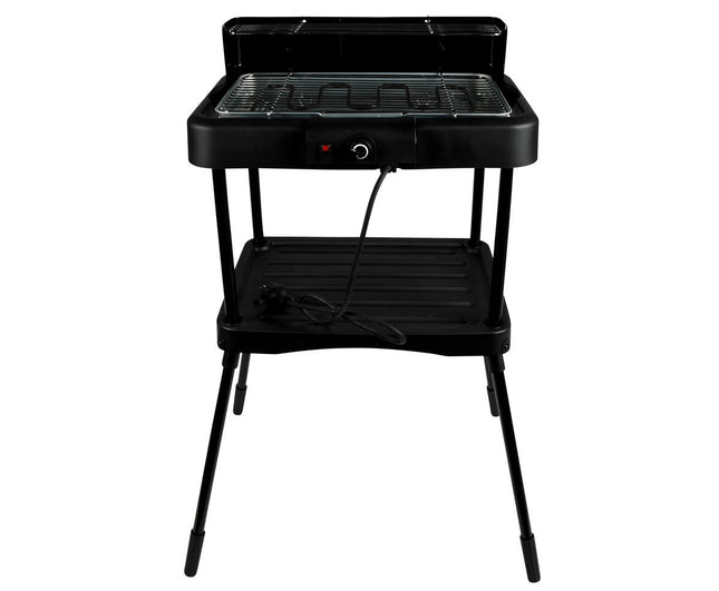 Elektrische BBQ 2-in-1: 1800W, voor binnen/buiten, 39x23cm grillplaat