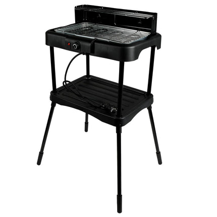 Elektrische BBQ 2-in-1: 1800W, voor binnen/buiten, 39x23cm grillplaat
