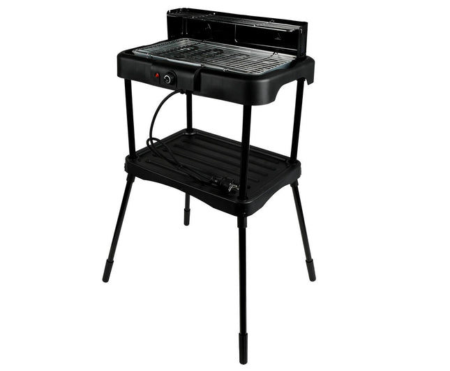 Elektrische BBQ 2-in-1: 1800W, voor binnen/buiten, 39x23cm grillplaat