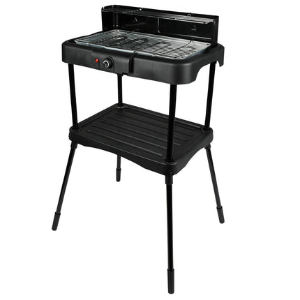 Elektrische BBQ 2-in-1: 1800W, voor binnen/buiten, 39x23cm grillplaat