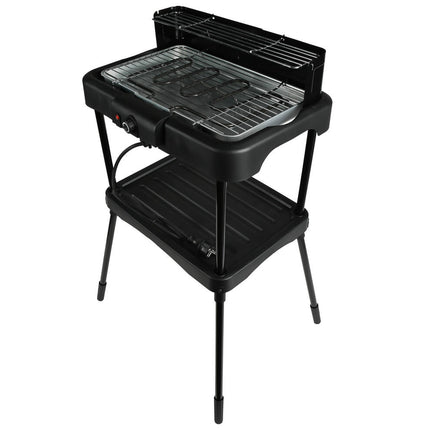 Elektrische BBQ 2-in-1: 1800W, voor binnen/buiten, 39x23cm grillplaat