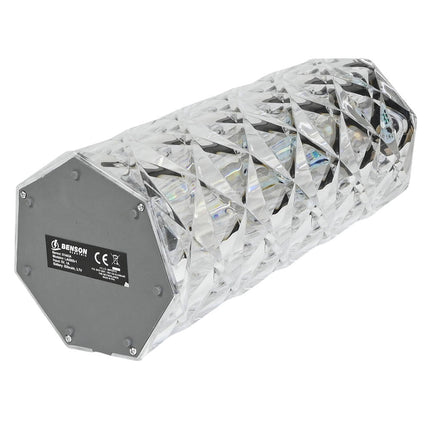 Oplaadbare Kristal LED Tafellamp met RGB en Afstandsbediening