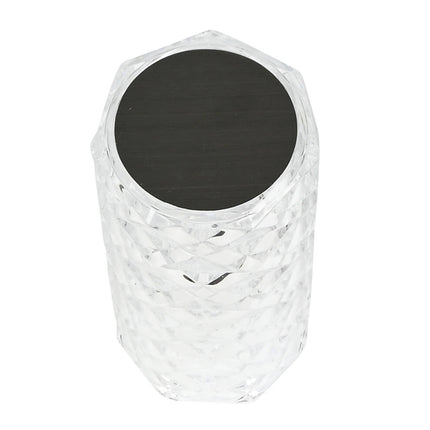Oplaadbare Kristallen LED Tafellamp: 3 Kleuren, USB-C, 800mAh, 15cm