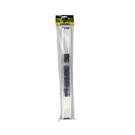 Gereedschapshouder 4x, 20-30mm, voor garage/opslag, 48.5x5x4.5cm