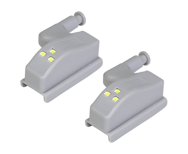Automatische LED Kastverlichting 3 LED's, Set van 2, Incl. Batterijen